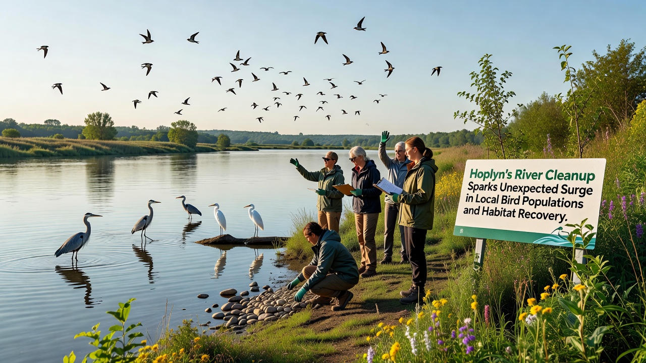 Hoplyn River Cleanup Leads to Surge in Bird Populations and Habitat Restoration